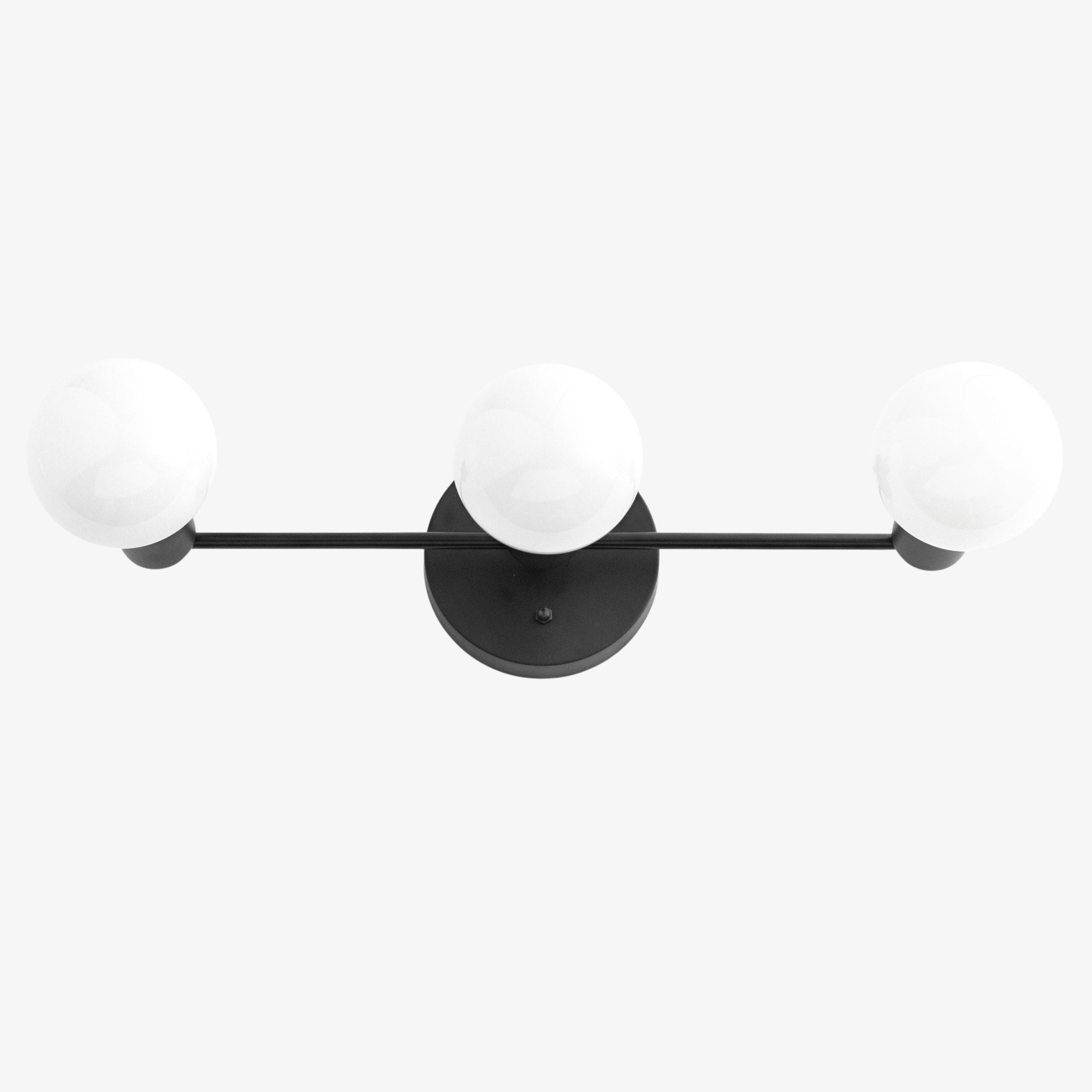 Freyza | 3-Light Glass Wall Sconce – Mid-Century Living Room Hallway