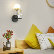 Freyza - LED Wall Sconce Light – Modern Astronaut Moon 3D Resin (25x10cm / 9.8x3.9in)