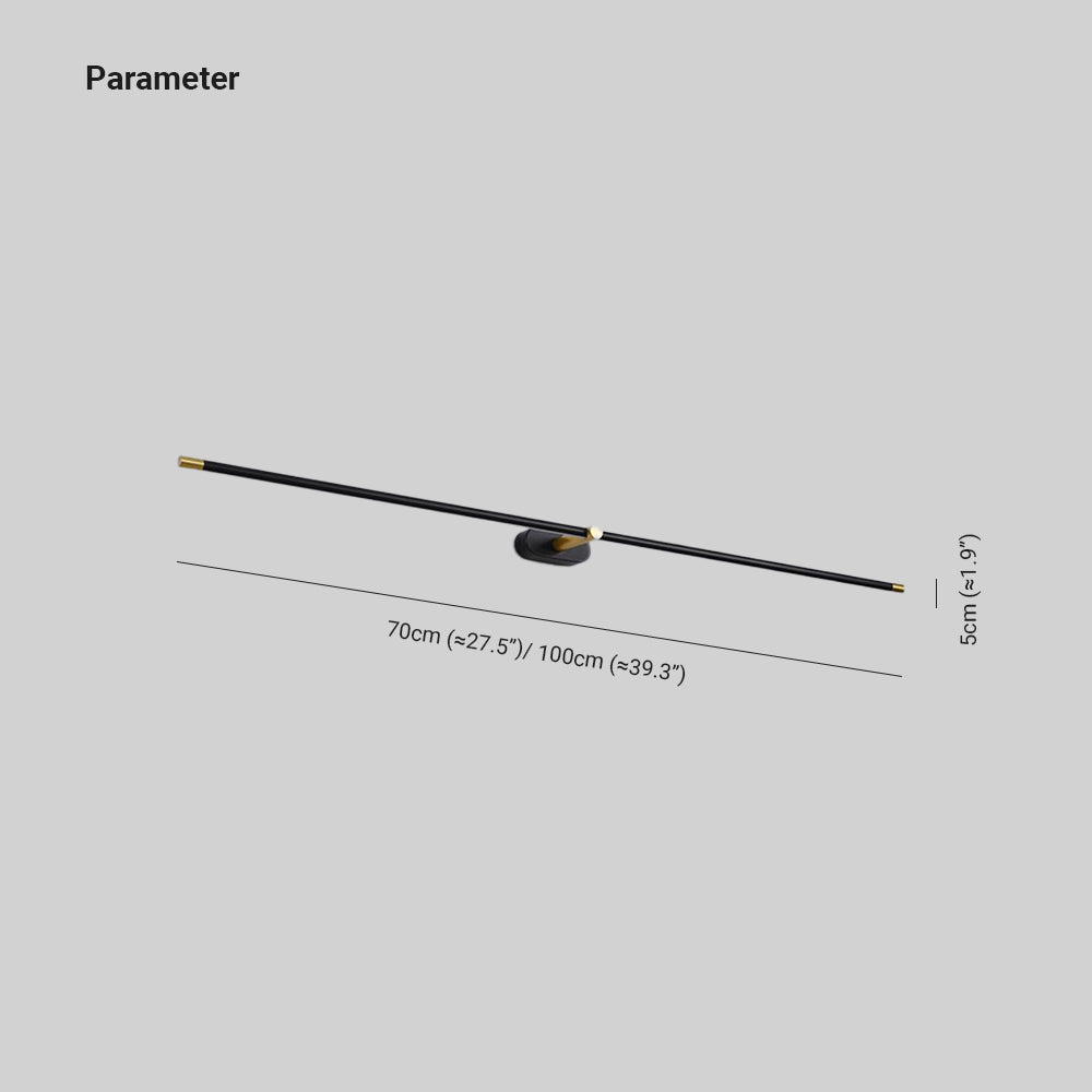 Freyza | Black Gold Bathroom Vanity Light – Minimalist Bathroom Vanity Mirror