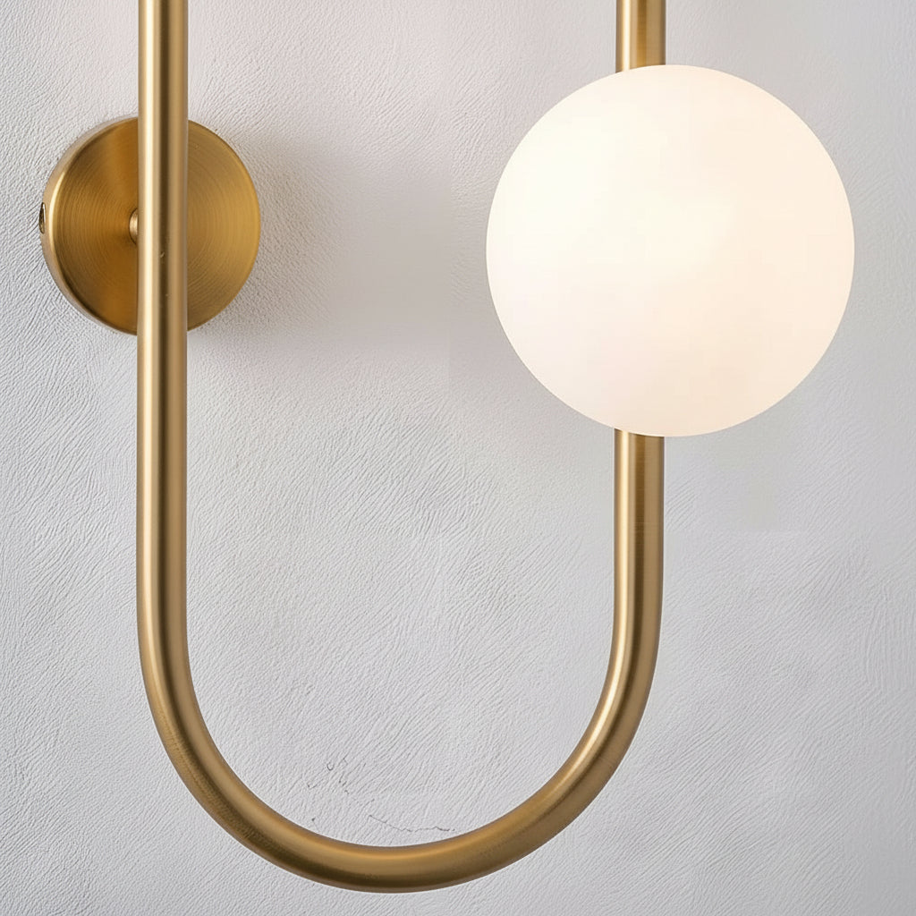 Freyza - LED Wall Sconce Light – Modern 4-Ball Glass Bubble Postmodern (62x24cm / 24.4x9.4in)