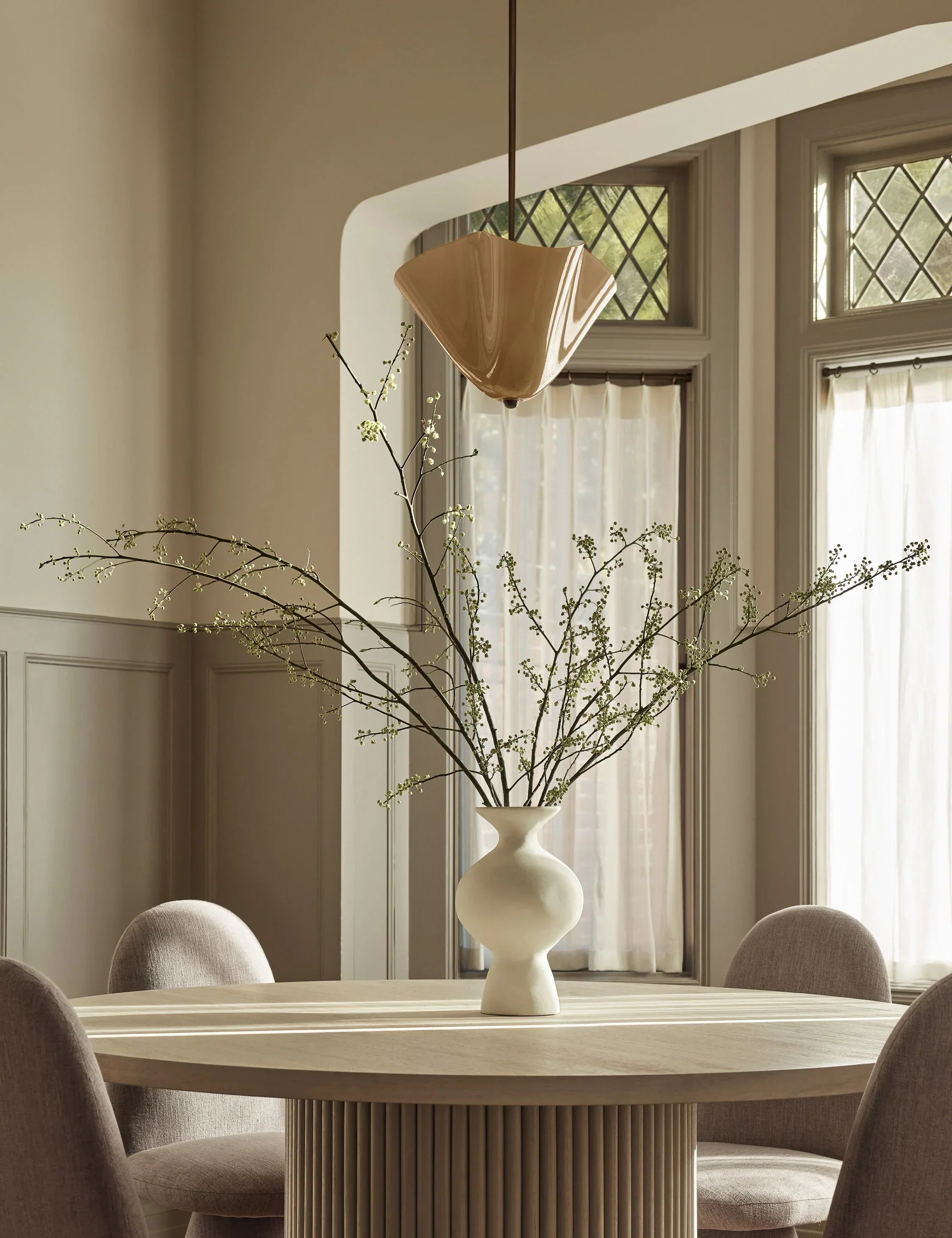Freyza | Brass Gold Pendant Light – Kitchen Dining Room