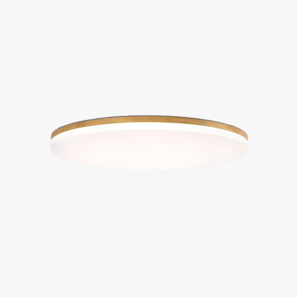 Freyza | Eilo Deckenleuchte aus Holz, flache Deckenlampe – Schlafzimmer, Flur, Küche