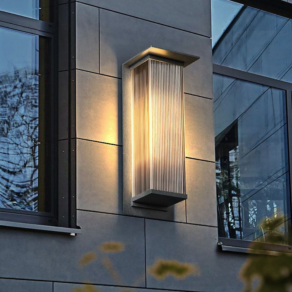 Freyza | Applique murale extérieure noire – Éclairage moderne pour jardin, porche et extérieur
