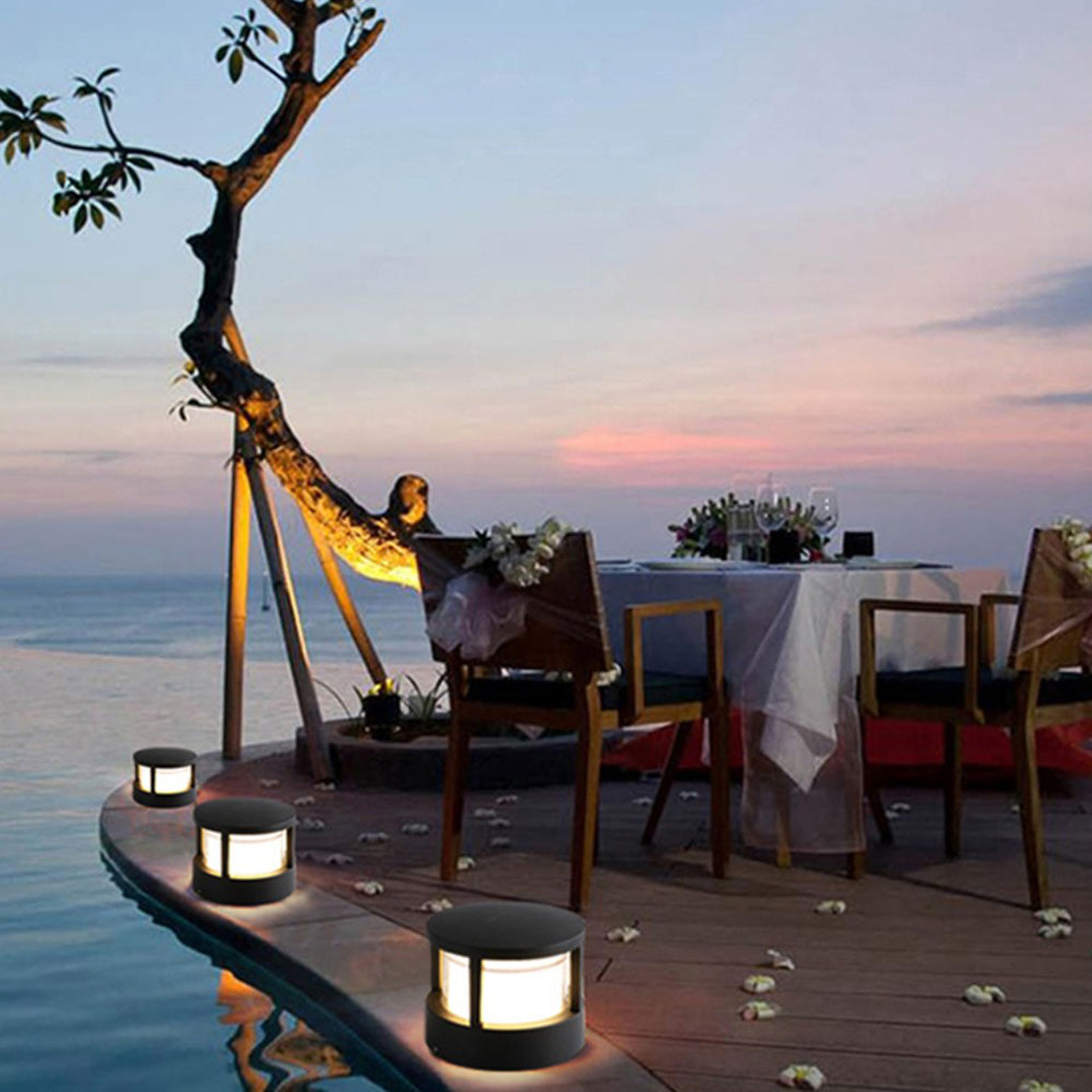 Freyza | Zyra Modern Metal Black Outdoor Light – Modern Garden Exterior Patio