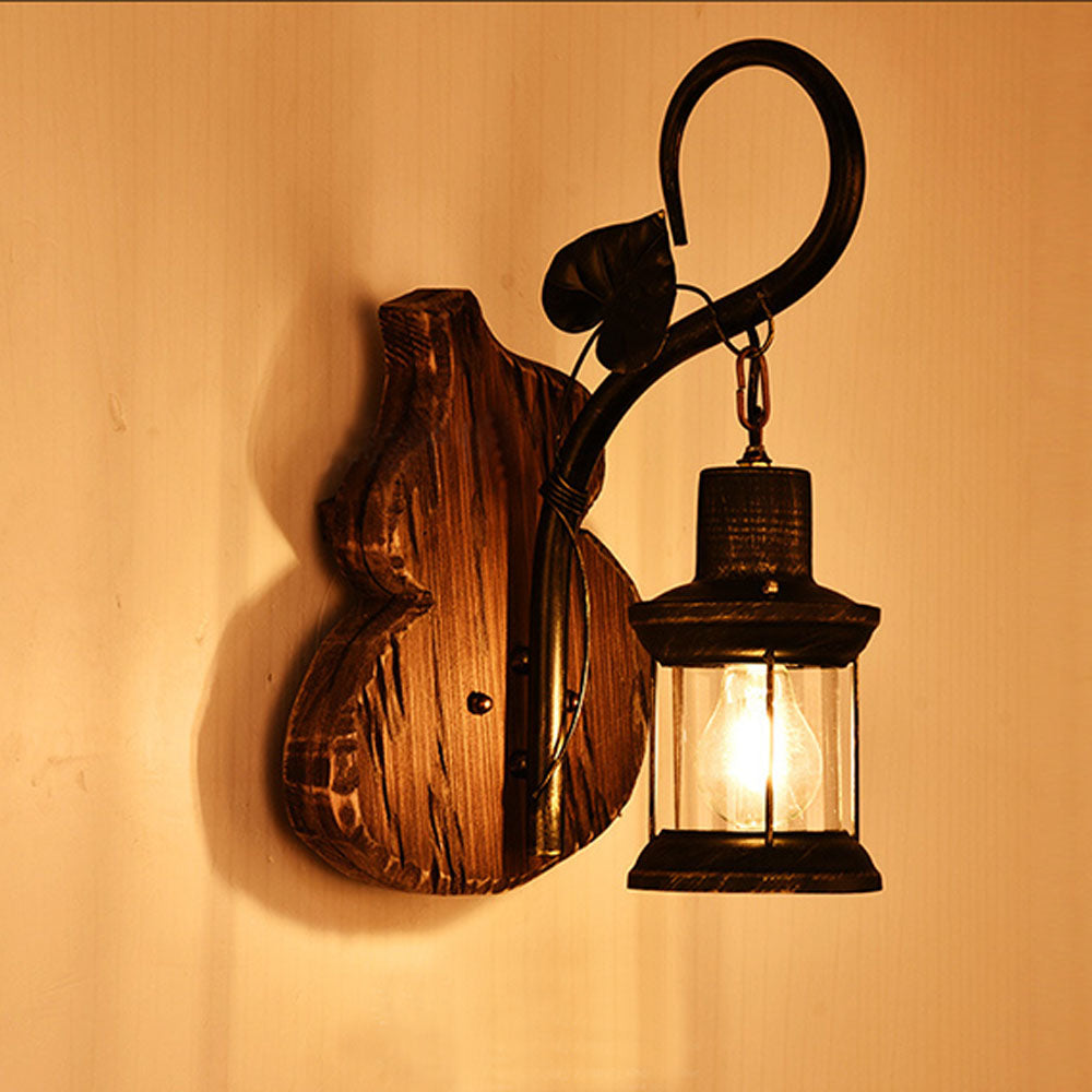Freyza | Applique murale d’intérieur en bois – Chambre et salon vintage