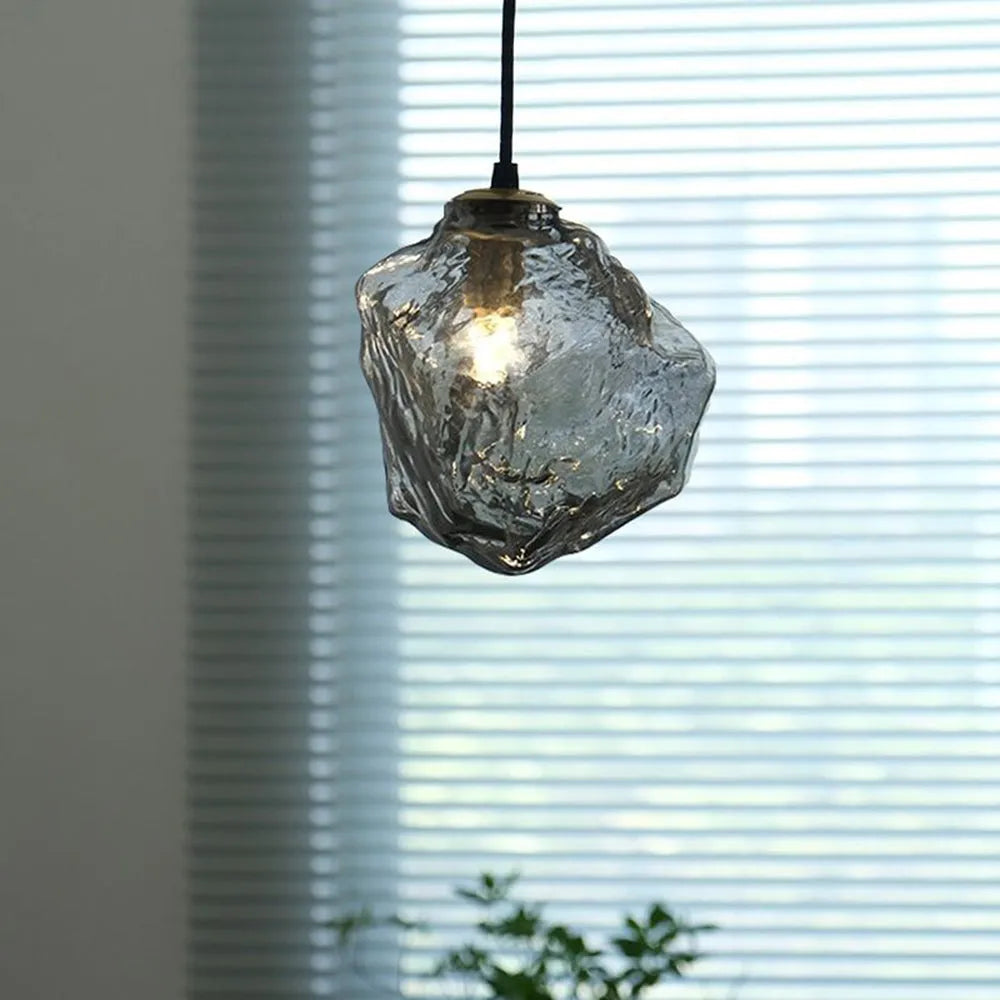 Freyza | Suspension en verre de lave – Luminaire suspendu pour cuisine et salle à manger