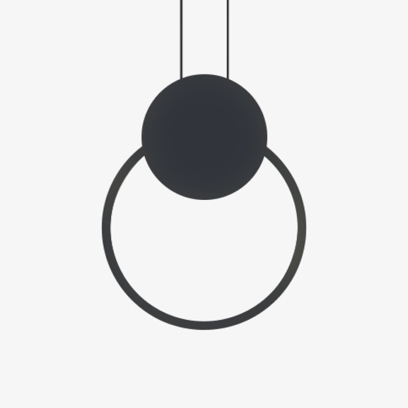 Freyza | Doria Suspension LED moderne noire et blanche – Cuisine moderne, salle à manger