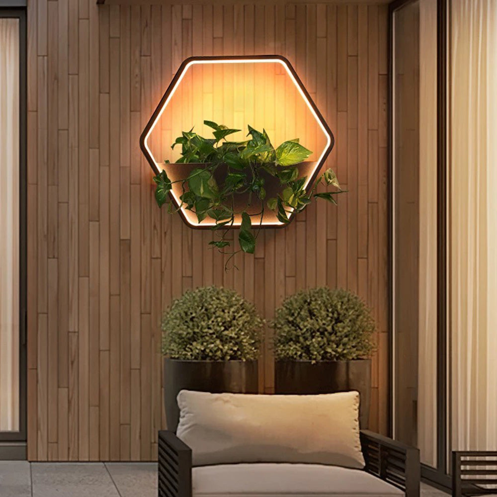 Freyza | Applique murale extérieure noire – Éclairage minimaliste pour jardin, porche et extérieur