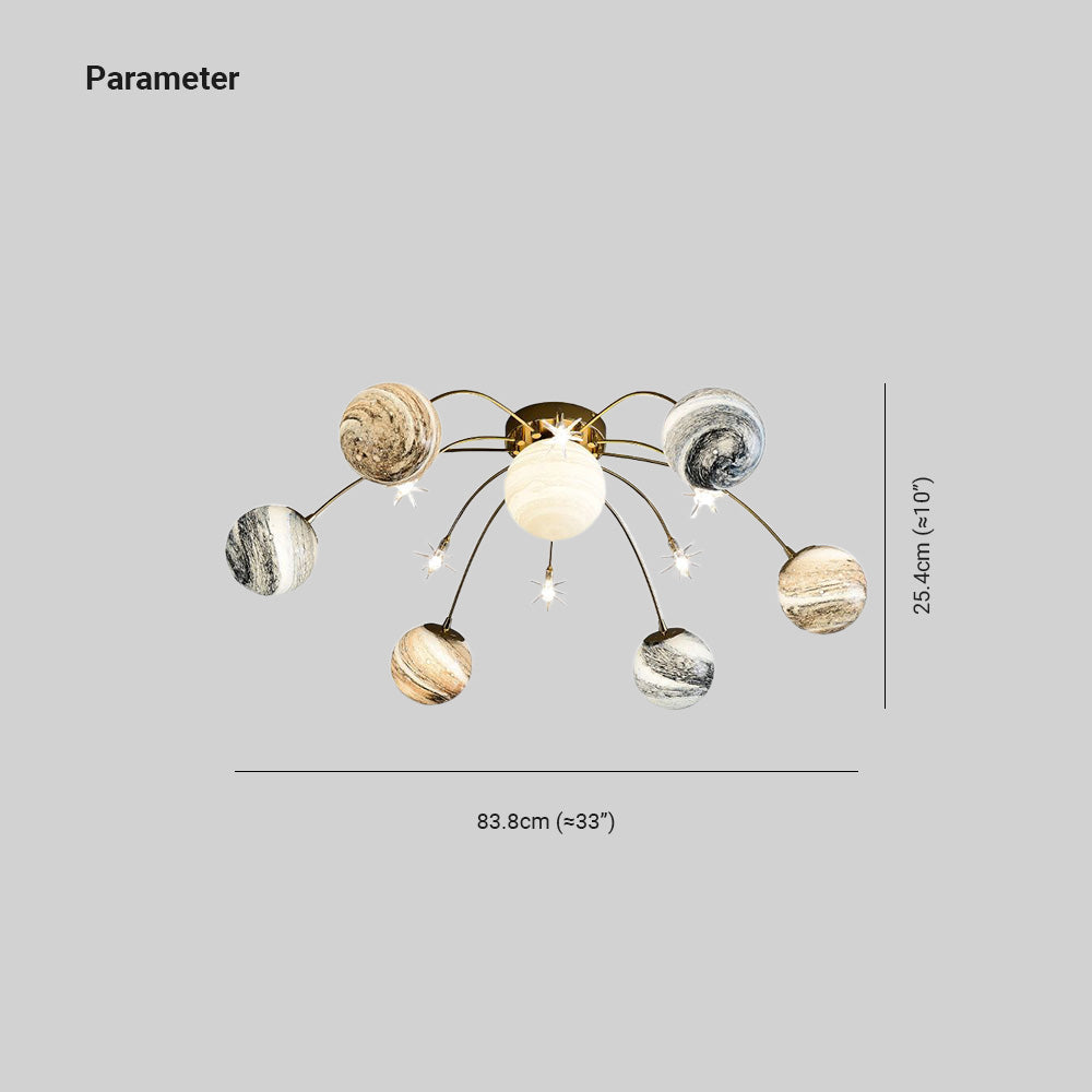 Freyza | Plafonnier encastré – Moderne, pour chambre, couloir et cuisine