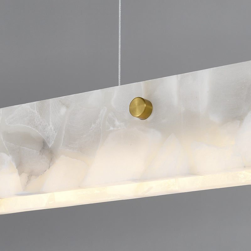 Freyza | Suspension en marbre blanc – Cuisine moderne et salle à manger