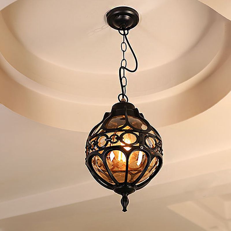Luminaire suspendu Freyza | bronze noir – cuisine vintage, salle à manger