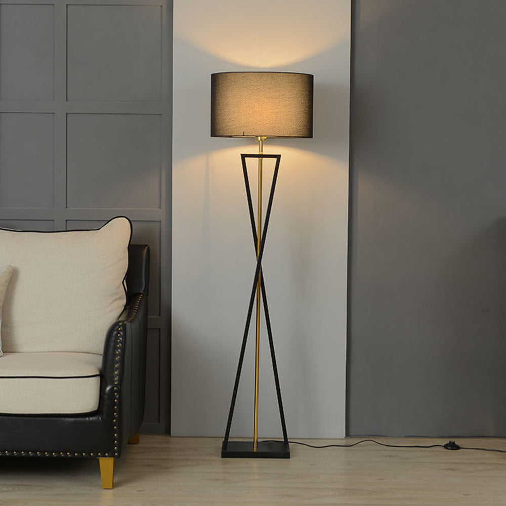 Freyza | Lampadaire noir – Salon Chambre à coucher