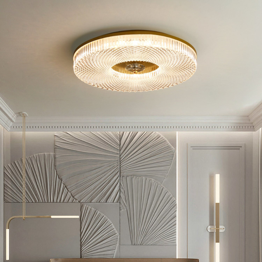 Freyza | Orb Deckenleuchte zur bündigen Montage – Schlafzimmer, Flur, Küche
