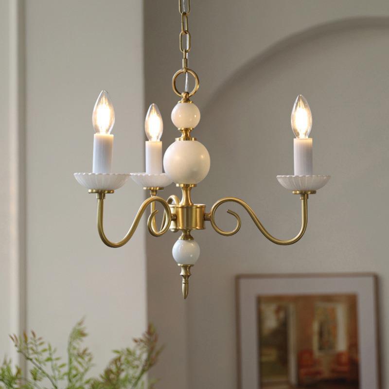 Freyza | Silva Vintage LED Ceramic Chandelier – Vintage Dining Room Living Room