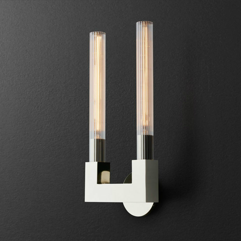 Freyza | Arisha Nordische Glas-Wandleuchte für Innenräume – nordisches Schlafzimmer, Wohnzimmer