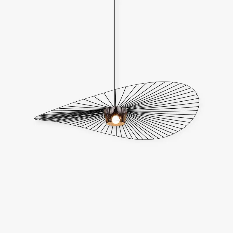 Freyza | Suspension moderne Zenro en forme de fleur noire et dorée – Cuisine et salle à manger modernes