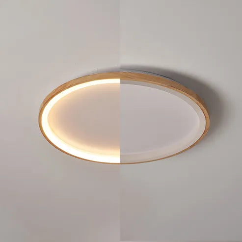 Freyza | Plafonnier en bois affleurant – Chambre, couloir, cuisine