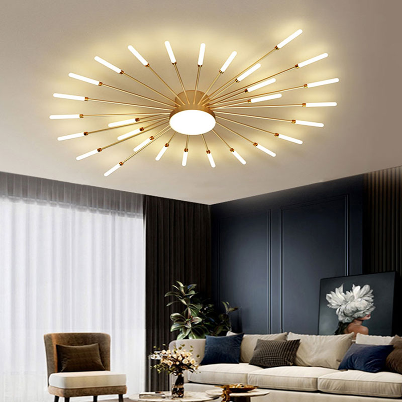 Plafonnier affleurant moderne Freyza | Wesley pour chambre, couloir et cuisine modernes