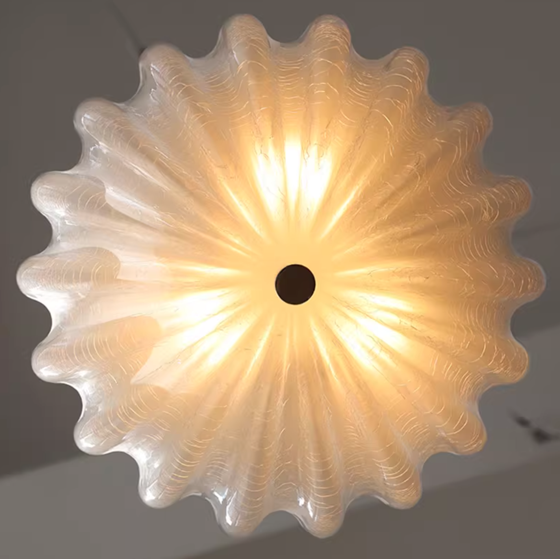 Freyza | Norduli Modern Flower Glass Ceiling Light – Modern Bedroom Living Room