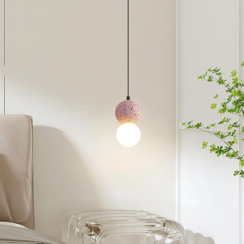 Freyza | Kessie Pendant Travertine Pendant Light – Kitchen Dining Room