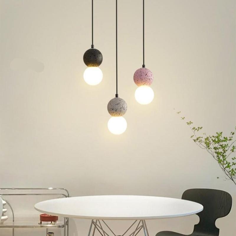 Freyza | Kessie Pendant Travertine Pendant Light – Kitchen Dining Room