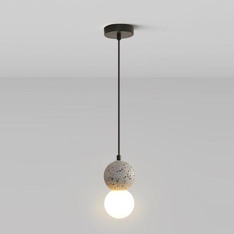 Freyza | Kessie Pendant Travertine Pendant Light – Kitchen Dining Room
