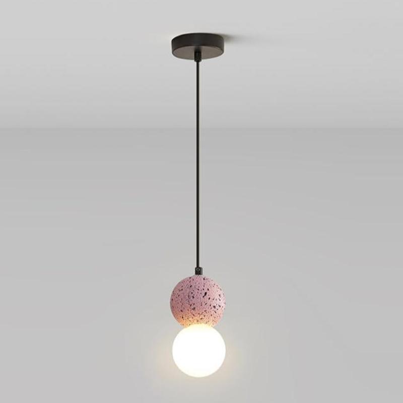 Freyza | Kessie Pendant Travertine Pendant Light – Kitchen Dining Room