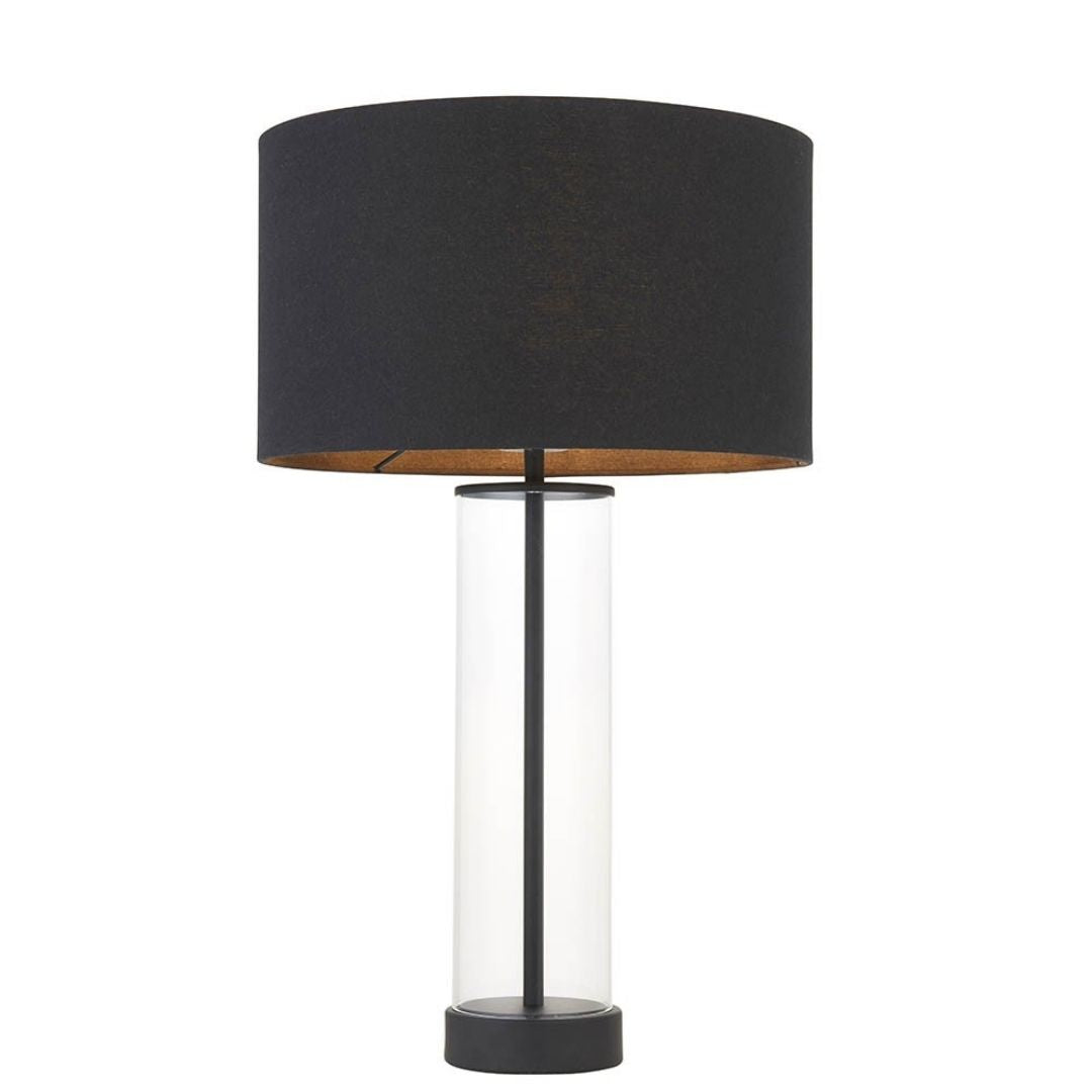 Lunaris | Modern Elegant Matte Black Glass Touch Table Lamp 7