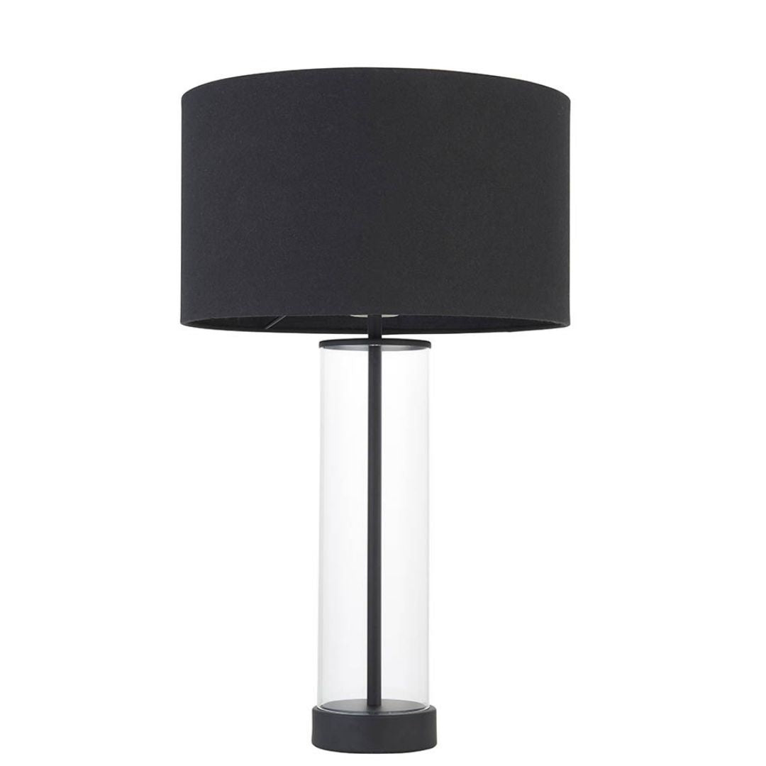 Lunaris | Modern Elegant Matte Black Glass Touch Table Lamp 8