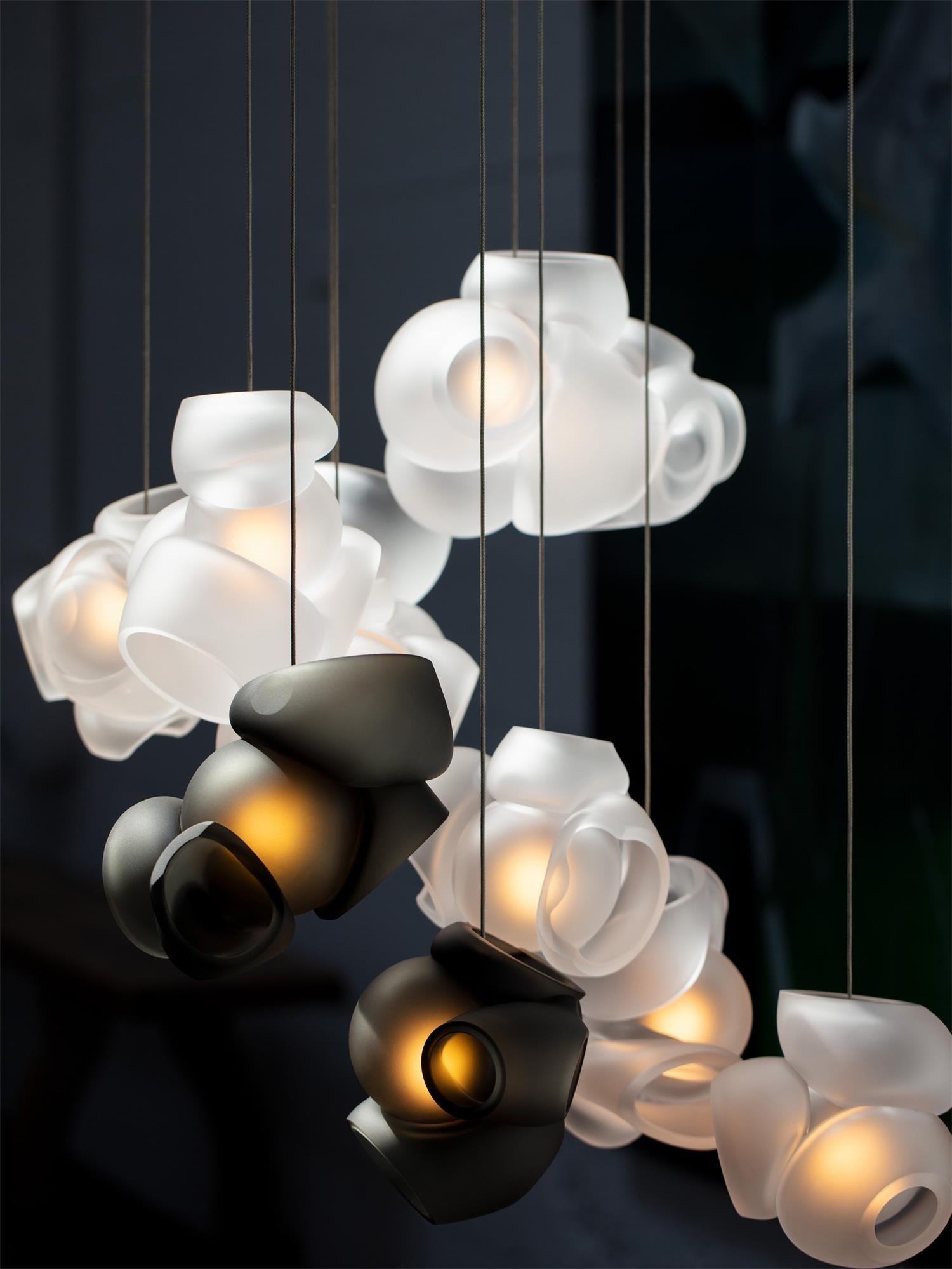 Freyza | Suspension en verre Ushaor – Luminaire pour cuisine et salle à manger