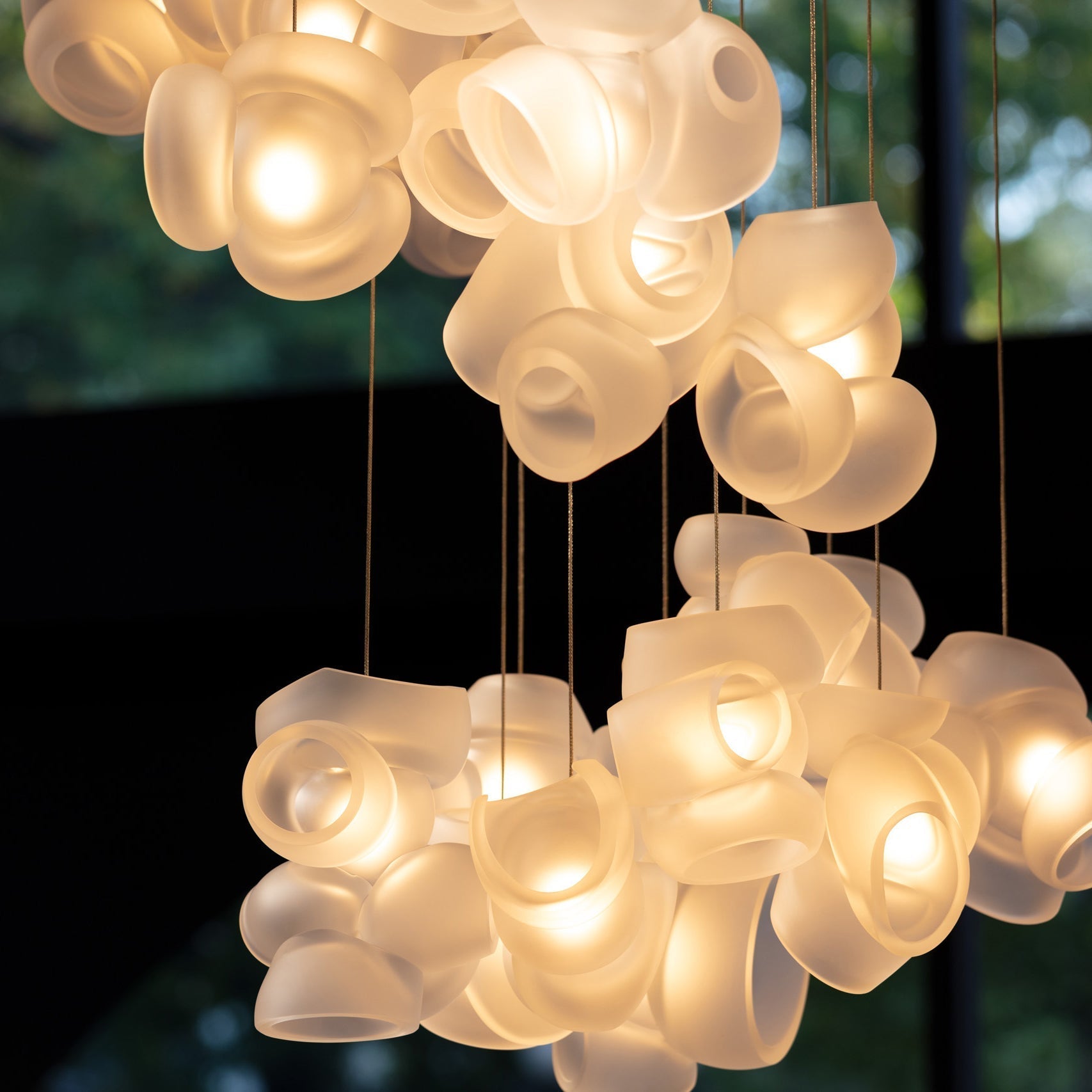 Freyza | Suspension en verre Ushaor – Luminaire pour cuisine et salle à manger