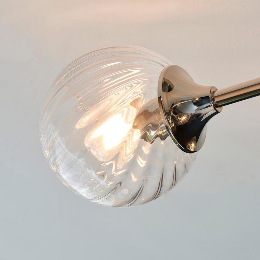 Lunaria | Elegant Vintage Inspired 6-Light Semi Flush Ceiling Fixture 6
