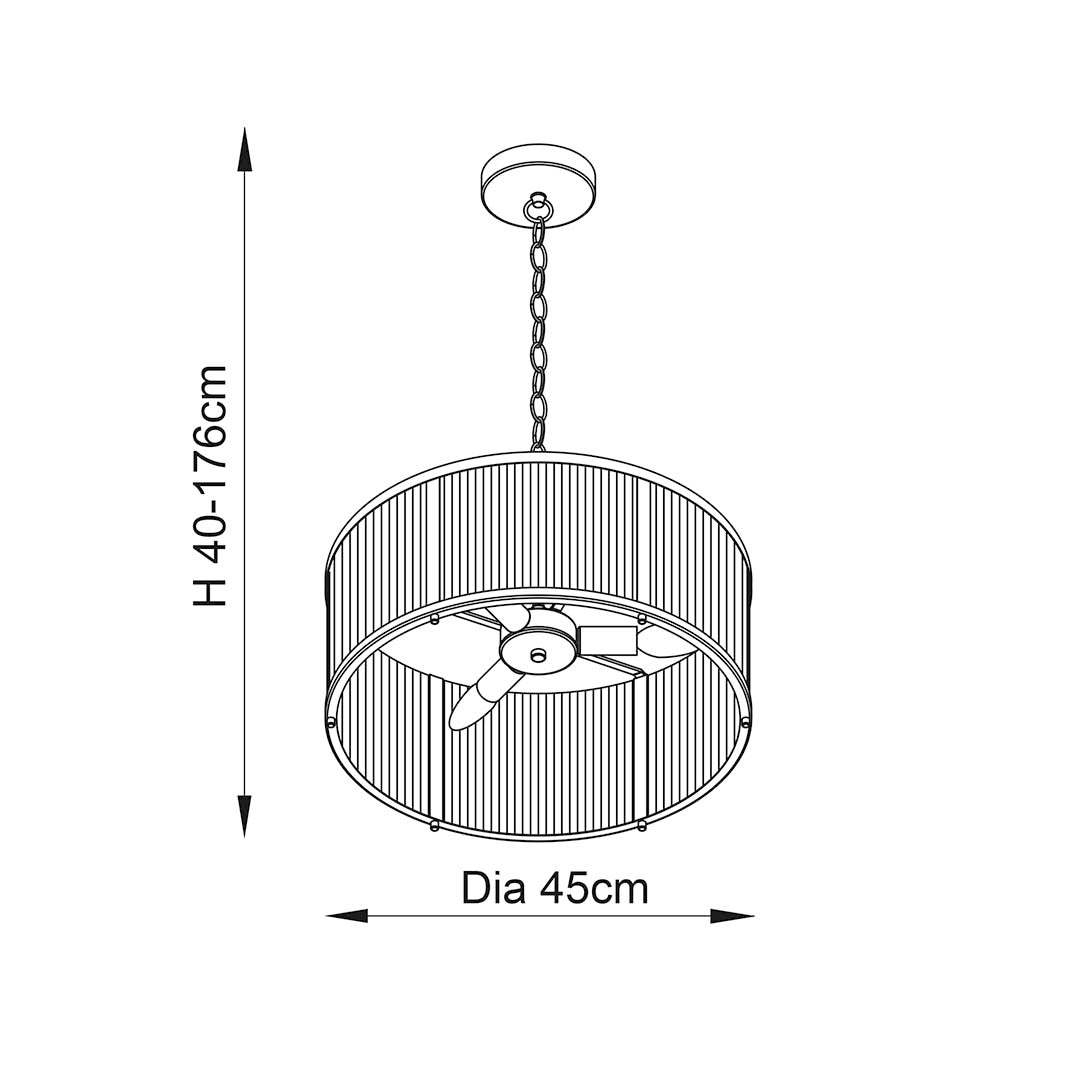 Freyza - Ridgeton 3-Light Antique Brass Ceiling Light