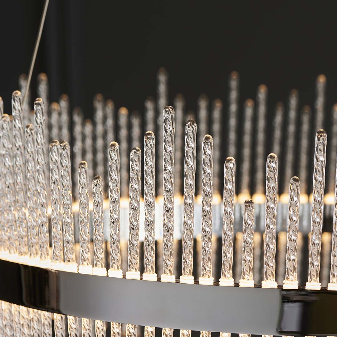 Freyza - Virbrook Chrome Large LED Pendant Ceiling Light