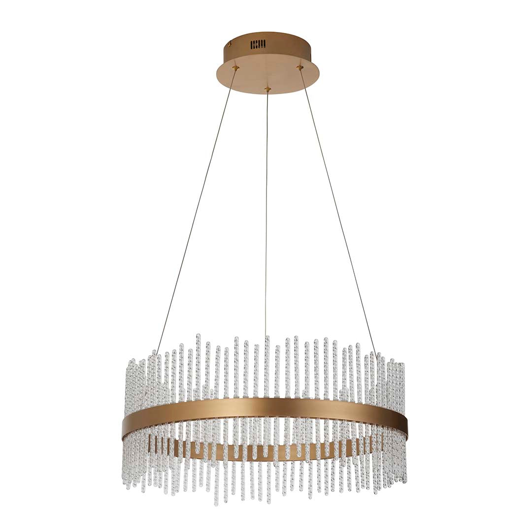 Freyza - Virbrook Medium Gold LED Pendant Ceiling Light