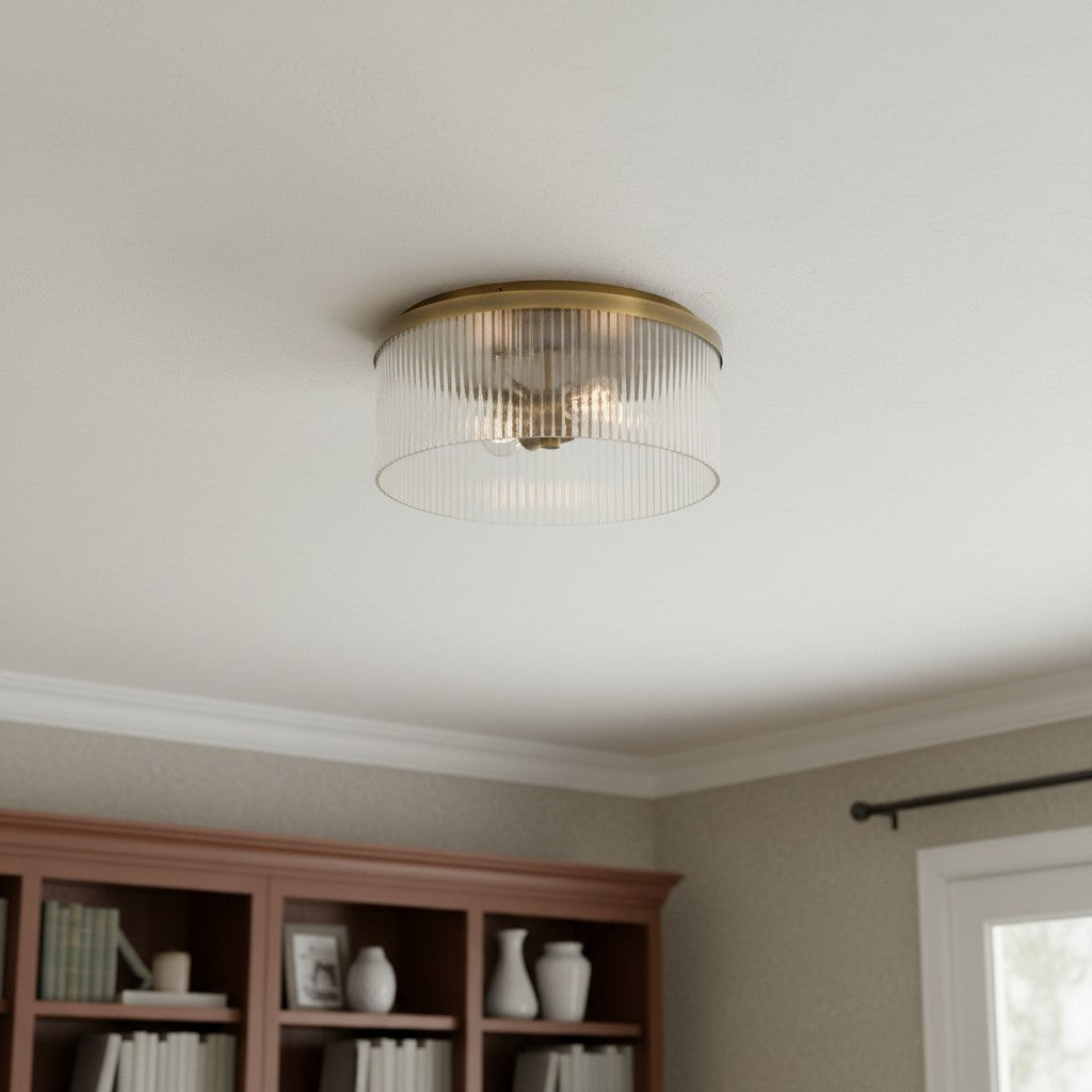 Freyza | Glass Ceiling Light – Bedroom Living Room
