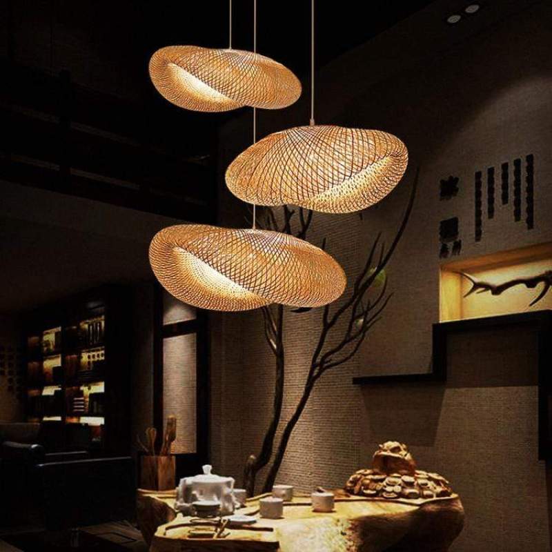 Freyza | Rinwa Natural Pendant Pendant Light – Kitchen Dining Room