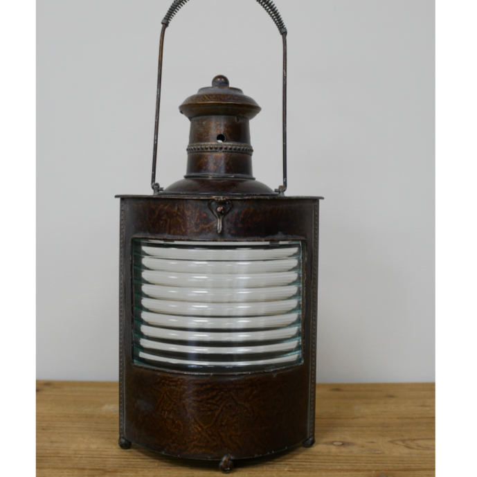 Freyza - Brown Burnished Lantern