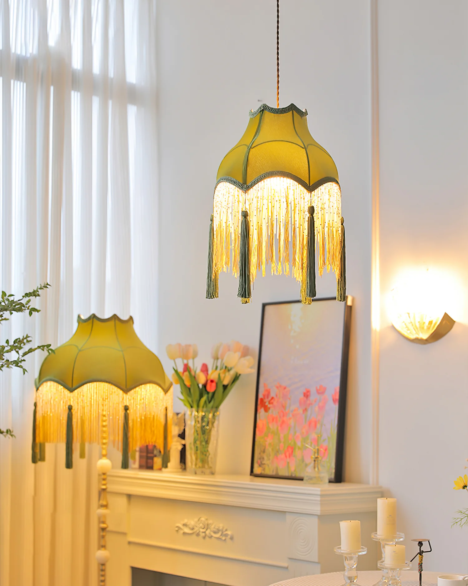 Freyza - Hadley Fabric Pendant Lamp