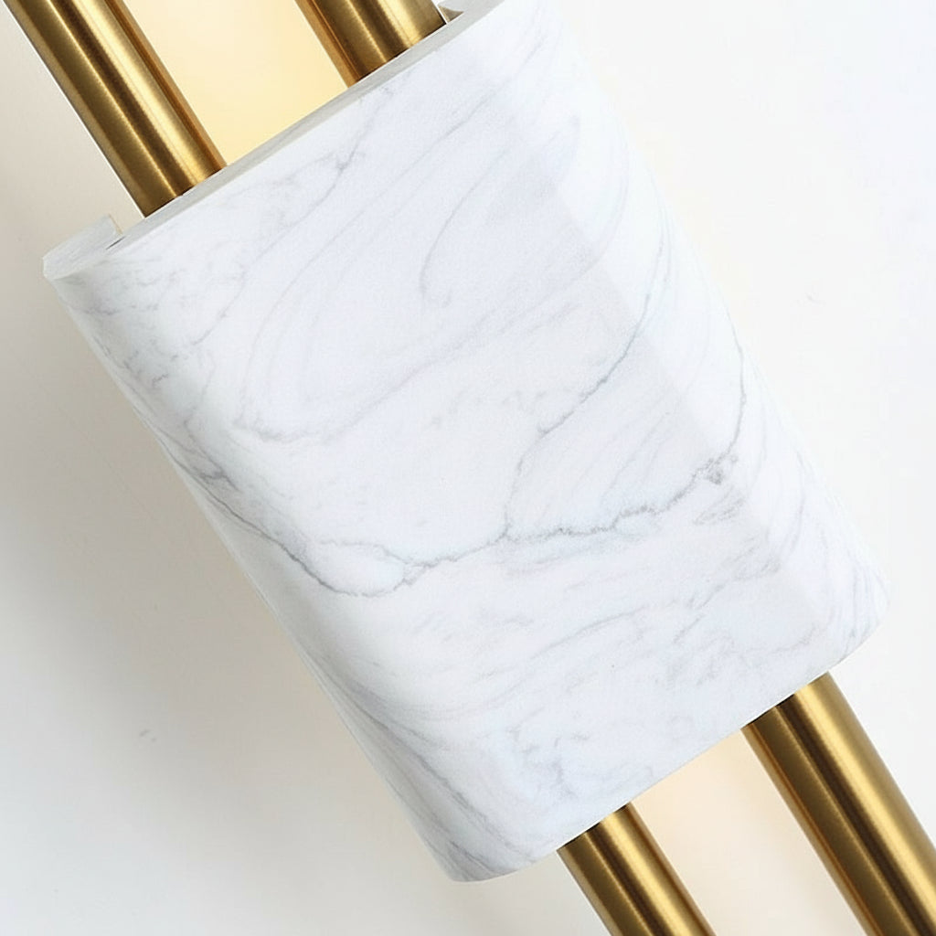 Freyza - Marble LED Wall Sconce Vertical Strip Gold Finish 50-60cm / 20-24in Postmodern Hallway Light