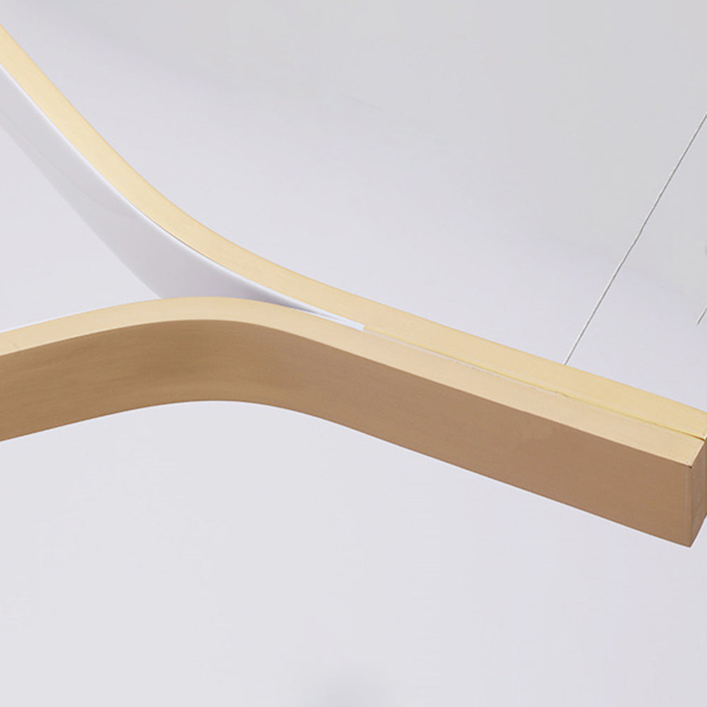 Freyza | Suspension dorée – Cuisine et salle à manger minimalistes