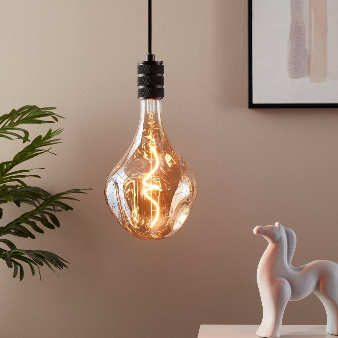 Freyza - Distorted Bulb LED E27 Amber