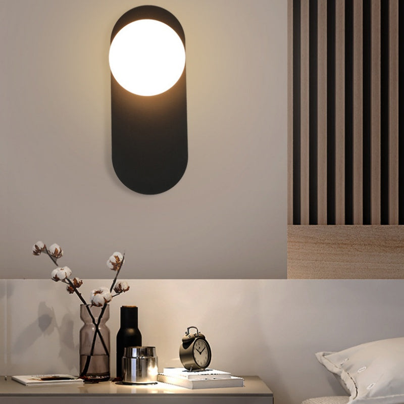 Freyza | Applique murale d’intérieur noir et or – Chambre et salon modernes