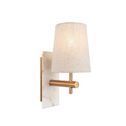 Freyza – Vintage Brass Wall Light | Antique Brass Outdoor Sconce with Clear Glass Shade