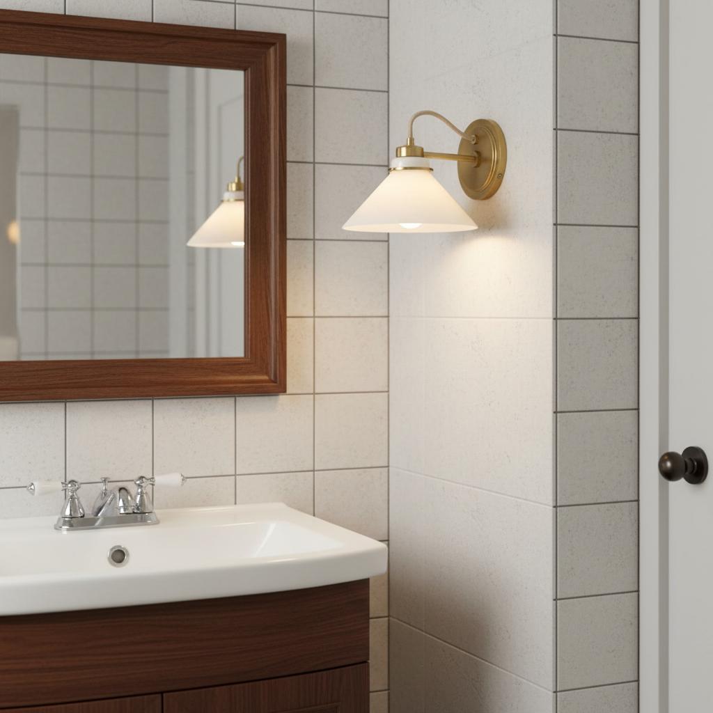 Freyza | Glas-Wandleuchte – Schlafzimmer, Flur