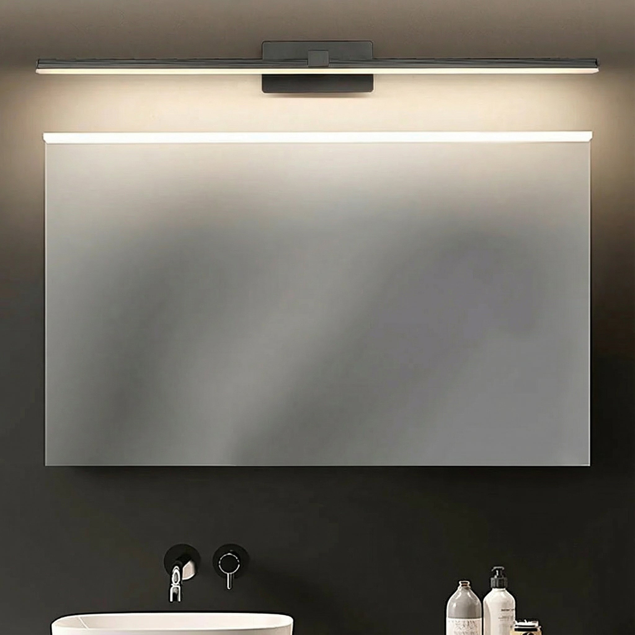 Freyza - LED Vanity Light Bar Modern Minimalist Wall Sconce Black White 40-50cm