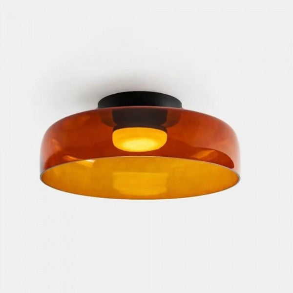Freyza - Nordic Morandi Glass Bowl Shaped Ceiling Lamp S183