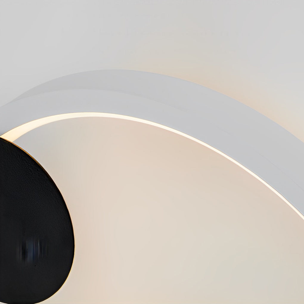 Freyza - LED Wall Sconce – Nordic Geometric Round Oval Iron Acrylic (3-Step Dimming & 13-40cm)