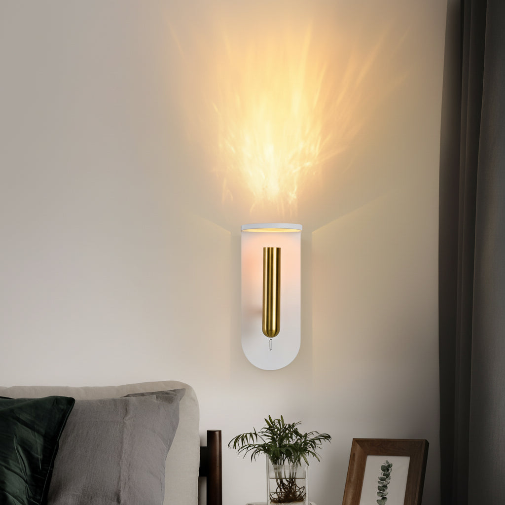 Freyza - Nordische Flammeneffekt-Wandleuchte - Verstellbare Aluminium-Akzentbeleuchtung (3W)