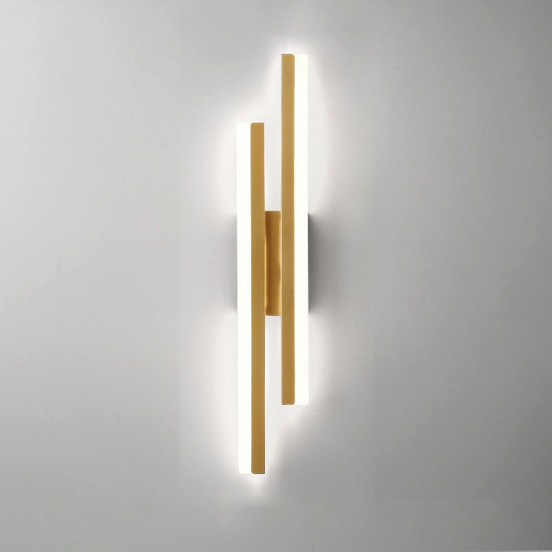 Freyza | Cyral Minimalist Geometric Black White Indoor Wall Light – Minimalist Bedroom Living Room
